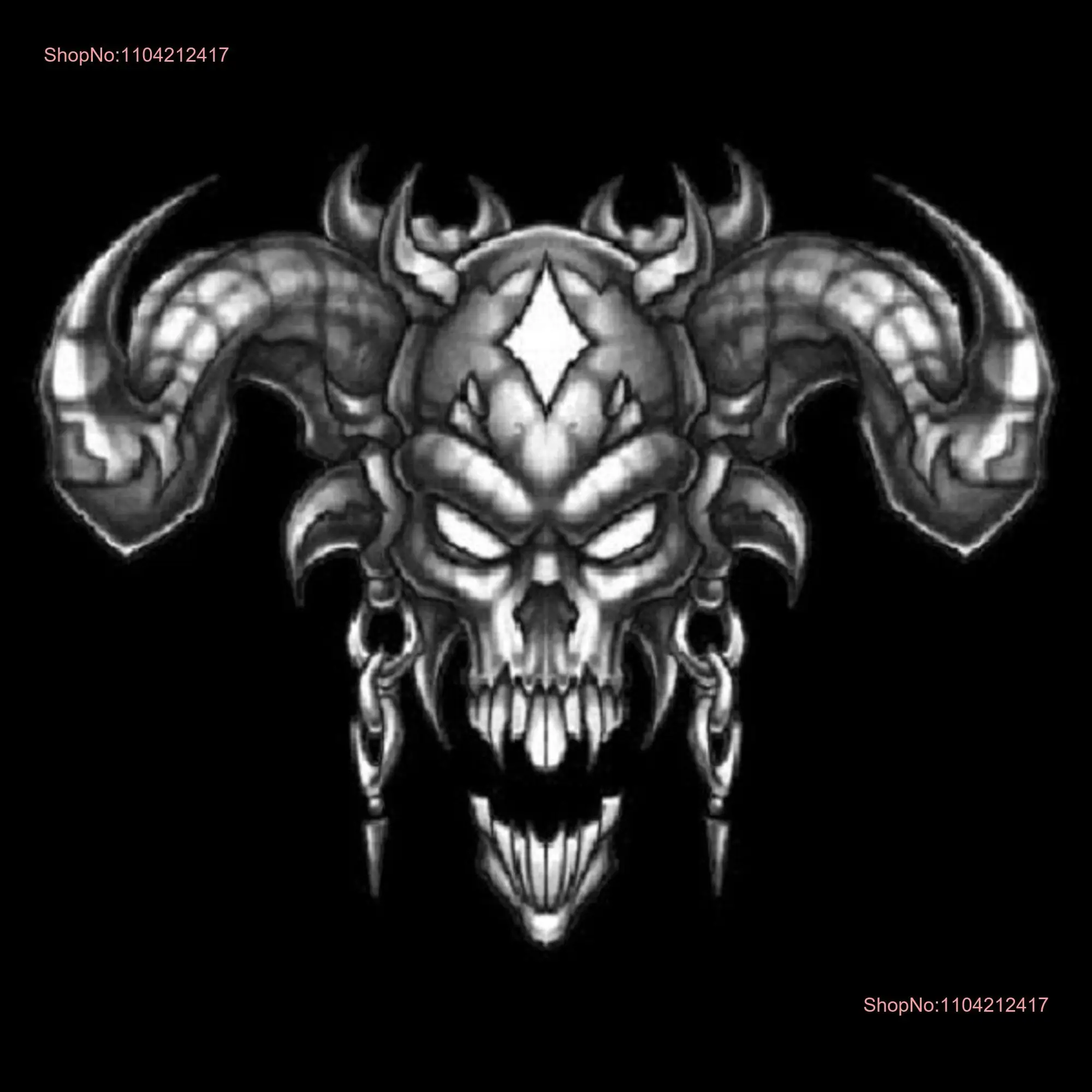 Goth Skull Ram Head T Shirt SweaT Available On Request 042a long or short sleeves