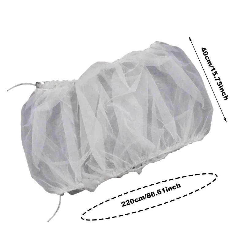 Universal Elastic Bird Cage Cover Transparent Mesh Net Anti Splash Seed Feather Catcher Stretchy Skirt Guard for Parrot Cages
