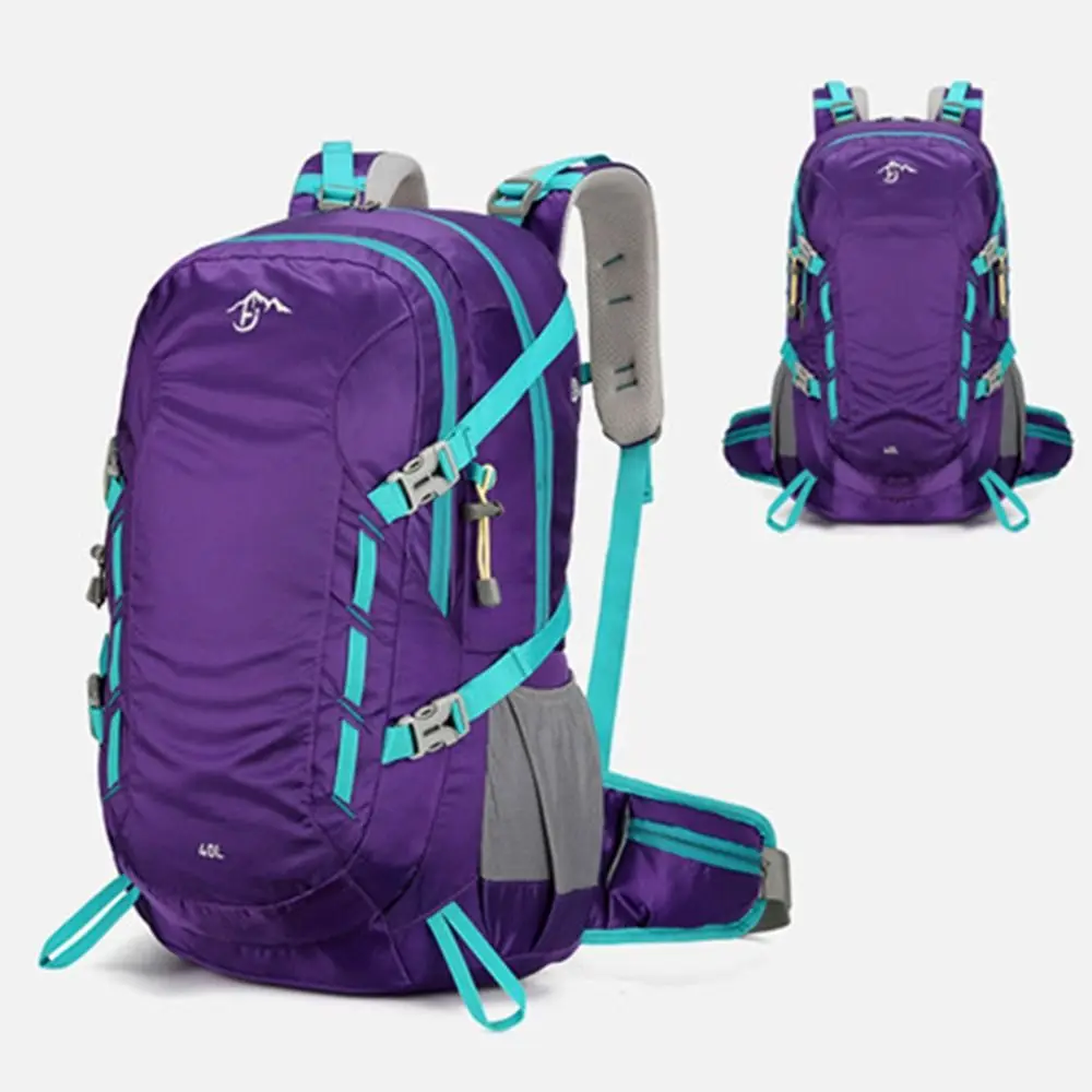 40L Mountaineering Backpack Multi-Color Large Capacity Hiking Backpacks Waterproof Stitching Travel Backpack Trekking