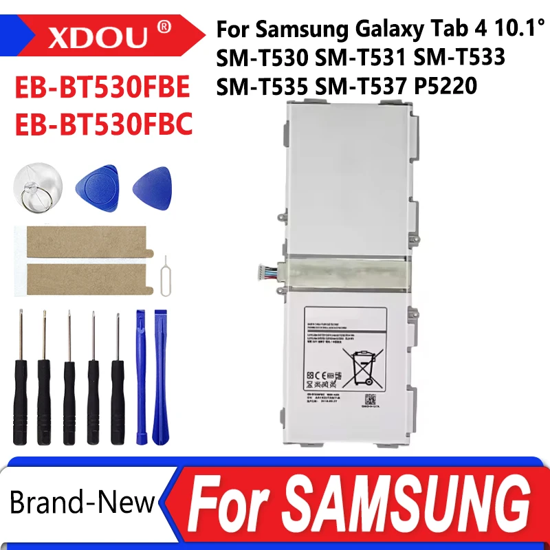 Brand New Tablet EB-BT530FBE EB-BT530FBC Battery For Samsung Galaxy Tab 4 10.1" SM-T530/T531/T533/T535/T537 P5220