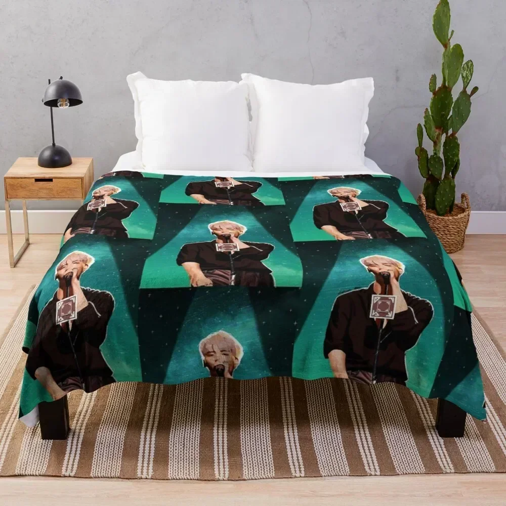 

Shinee Jonghyun Throw Blanket Sofa Flannel Blankets