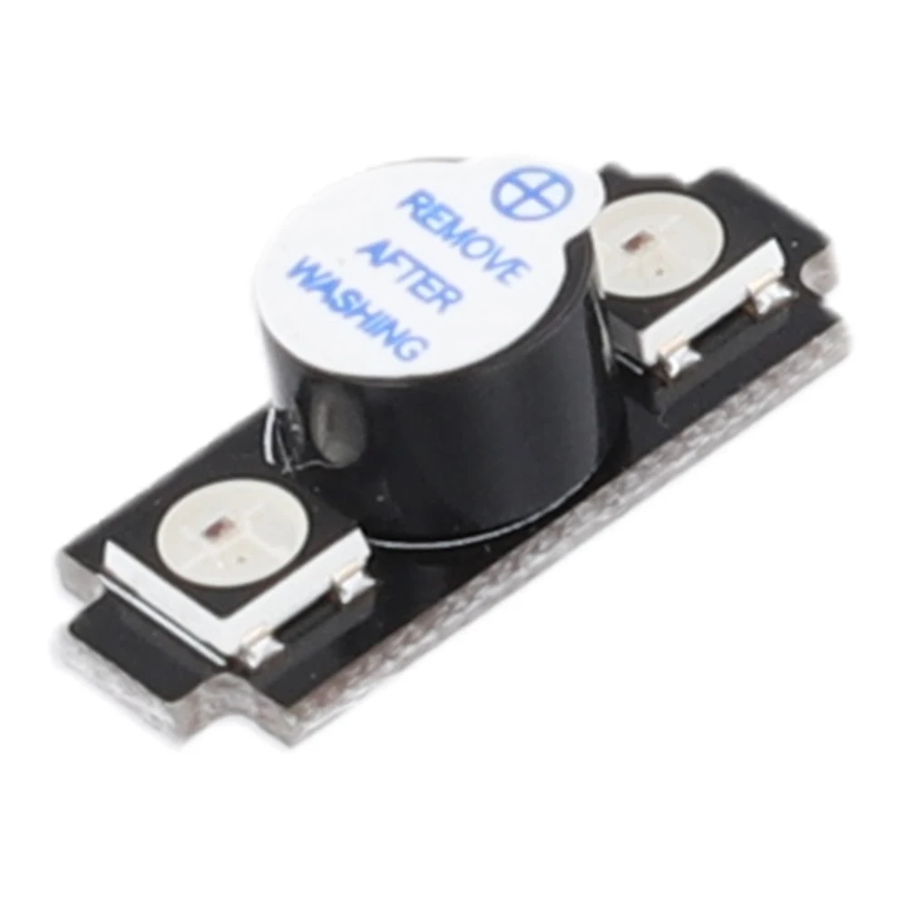 WS2812 5V Active Alarm Buzzer Colorful RGB LED Buzzer Sounder Beep Speaker for RC  Freestyle Drones Replacement DIY Parts