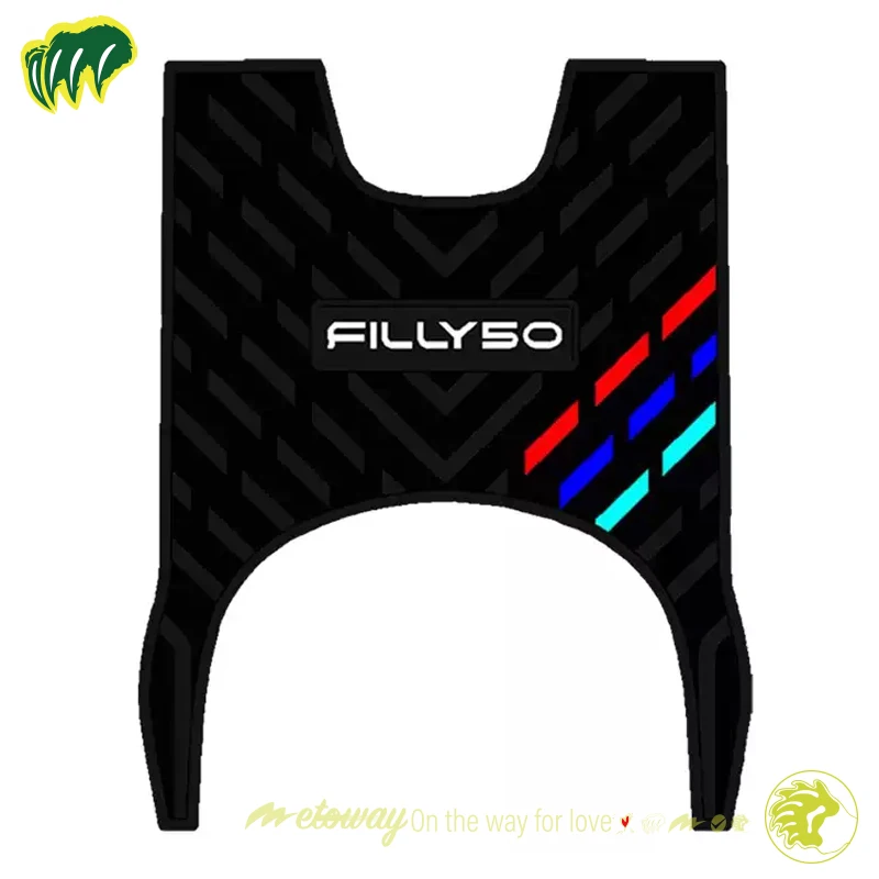

For KYMCO Filly50 Rubber Foot Skid Pad Floor Mat Carpet Motorcycle Mats Pedal Anti-skid Water Proof High Fit High Quality