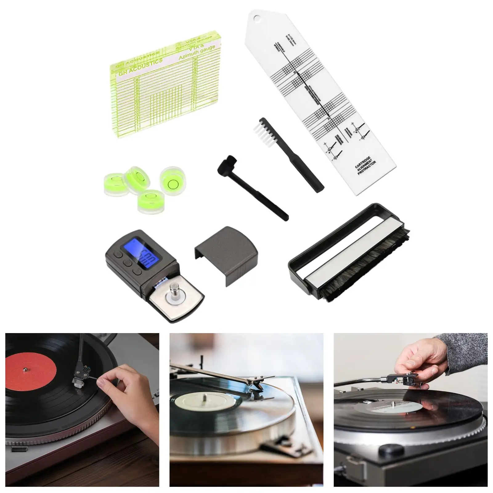 Виниловый пикап калибровка виниловая запись проигрыватель портативный пикап калибровка