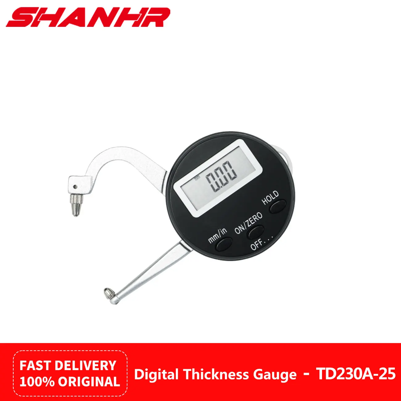 SHANHR Digital Electronic THICKNESS GAGE 0-1