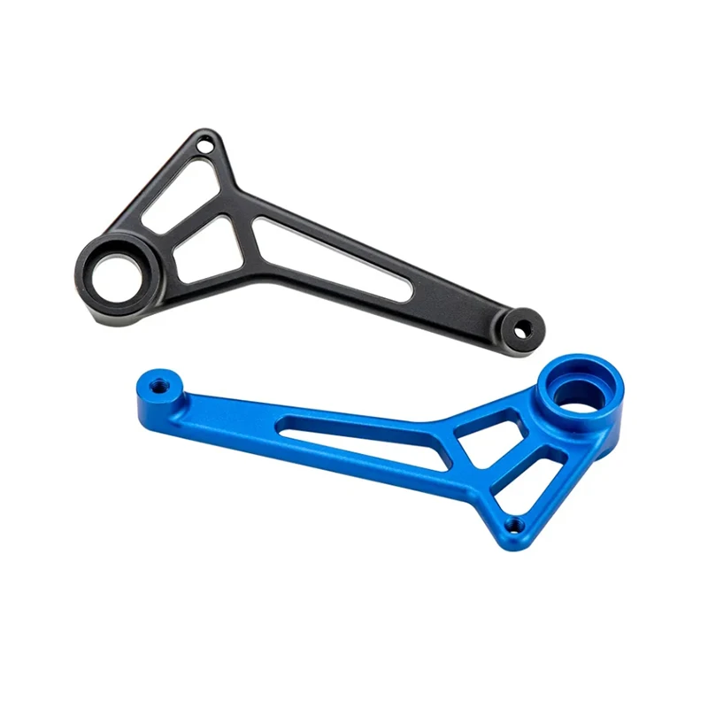 Custom CNC Precision Machining Aluminum Alloy Black Anodized Motorcycle Control Swing Arm