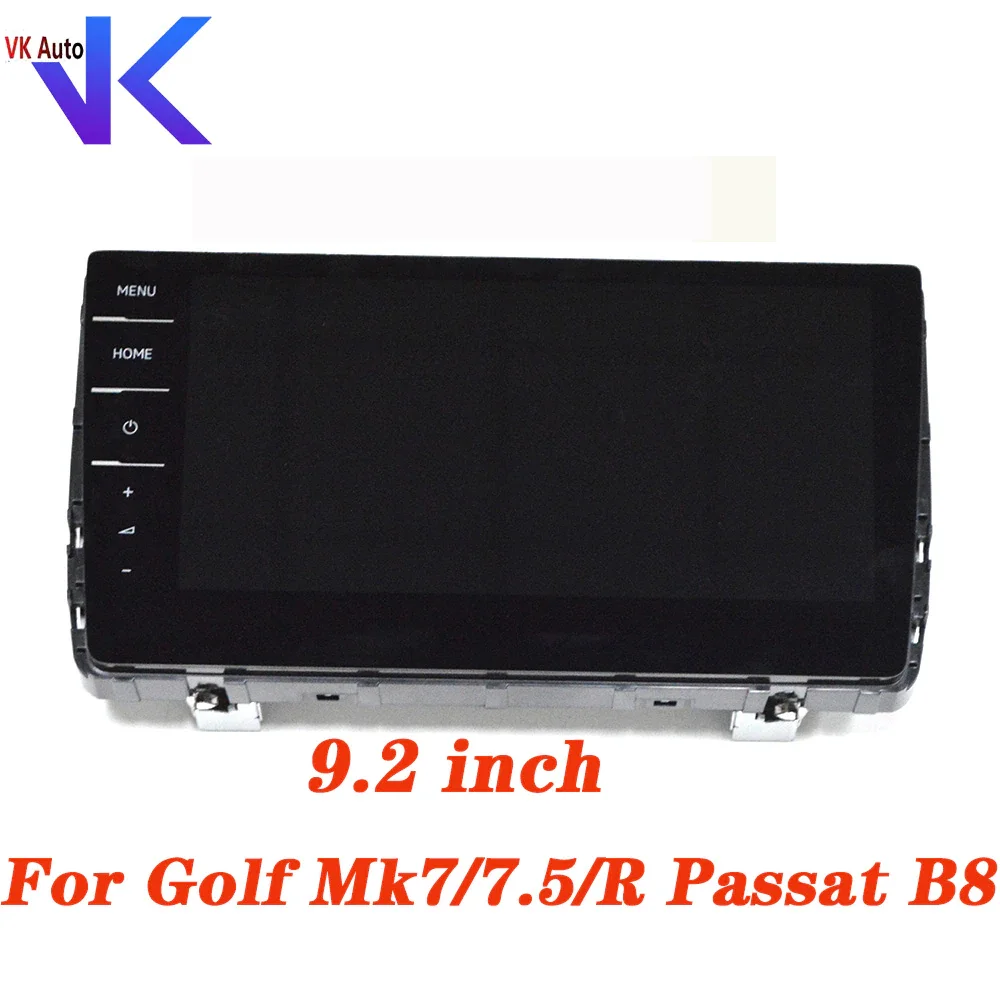 9.2 inch glass screen assembly  For Golf MK7/7.5/R Passat B8 Tiguan MK2 multimedia screen assembly 5G6 919 606 A D  5G6919606D