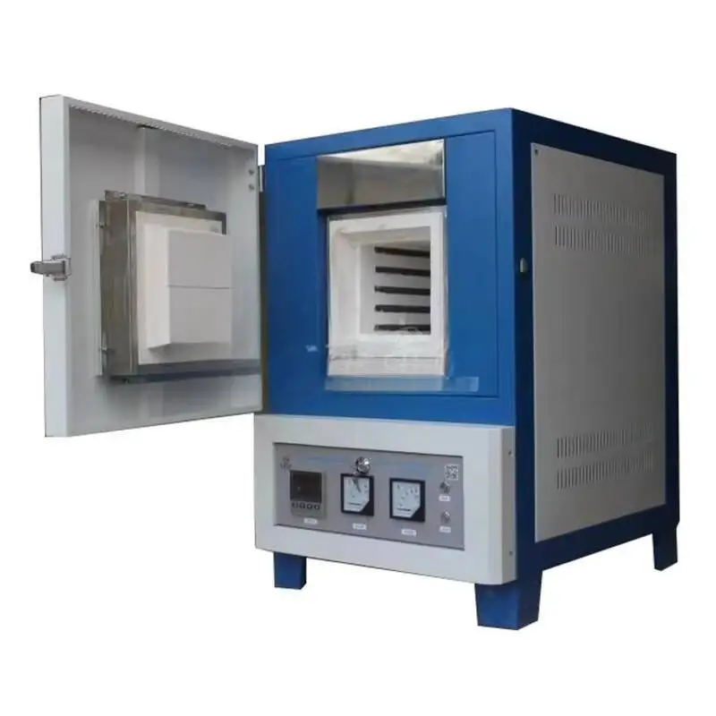 1100C 1600C 1800C Mini Small Box Chamber Sintering Annealing Lab Heat Treatment Electric Muffle Furnace