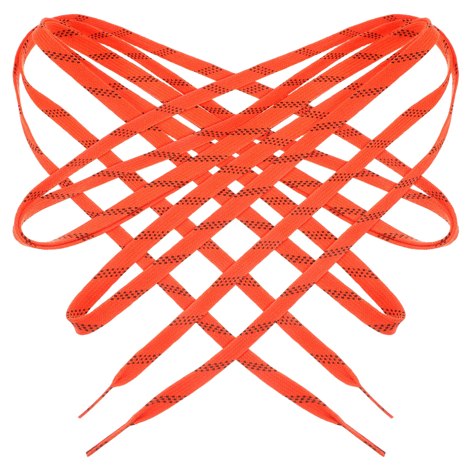 

Waxed Hockey Shoelaces Durable Polyester Cotton Blend Flat Design Skate Accessories Youth Straps Sports Supplies