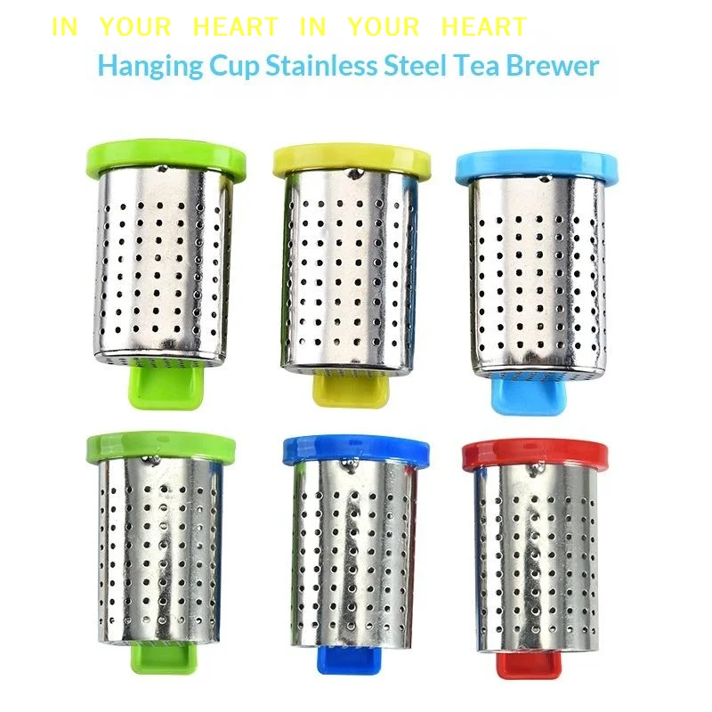 【X】Tea Diffuser Infuser Food Grade Stainless Steel Fine Mesh Tea Strainer for Home Mug Herbal Tea Brewing Use