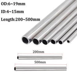 1pcs Titanium Pipe Outer Diameter 6/10/12/18/19/mm Wall  Length 200mm 500mm Bar TA2 Industry TitaniumTube