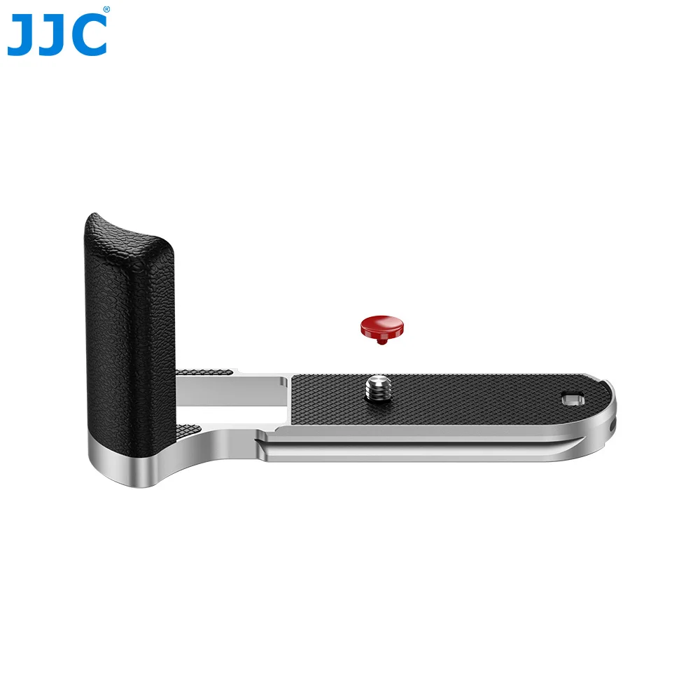 JJC Metal Hand Grip Camera Grip Holder for Fujifilm XT50 X-T50 L Bracket Handgrip with Arca Swiss Plate Shutter Release Button