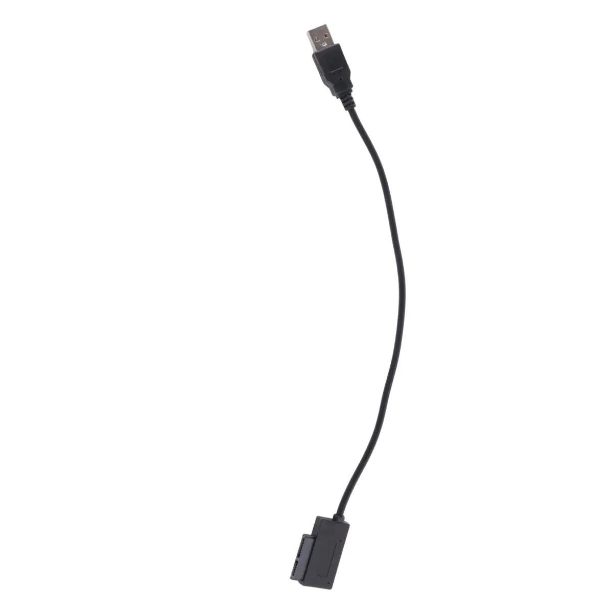 A46U USB Adapter PC 6P+7P CD DVD Rom SATA to USB 2.0 Converter Slimline Sata 13 Pin Drive Cable for PC Laptop Notebook