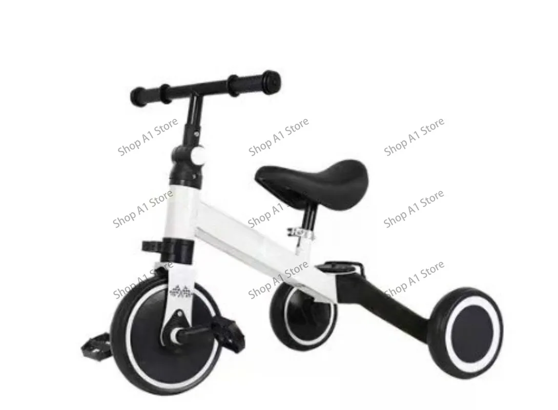 Multifunctional 3-in-1 tricycle balance bike, pushable, rideable, bicycle