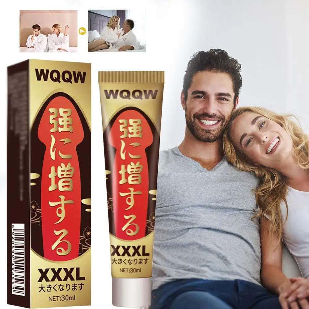 كريم تكبير الذكور الطبيعي Xxxl للرجال الصحة والجمال 30 مللي نمو سميك كبير أسرع زيوت التشحيم Anales Para Hombres