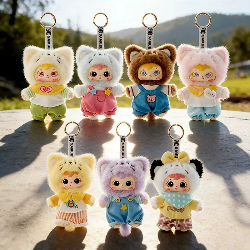 

Samuel Happy Meow House Series Cute Anmie Figure Doll Mystery Box Vinyl Face Meow Plush Toy Surprise Bag Pendant Collection Gift