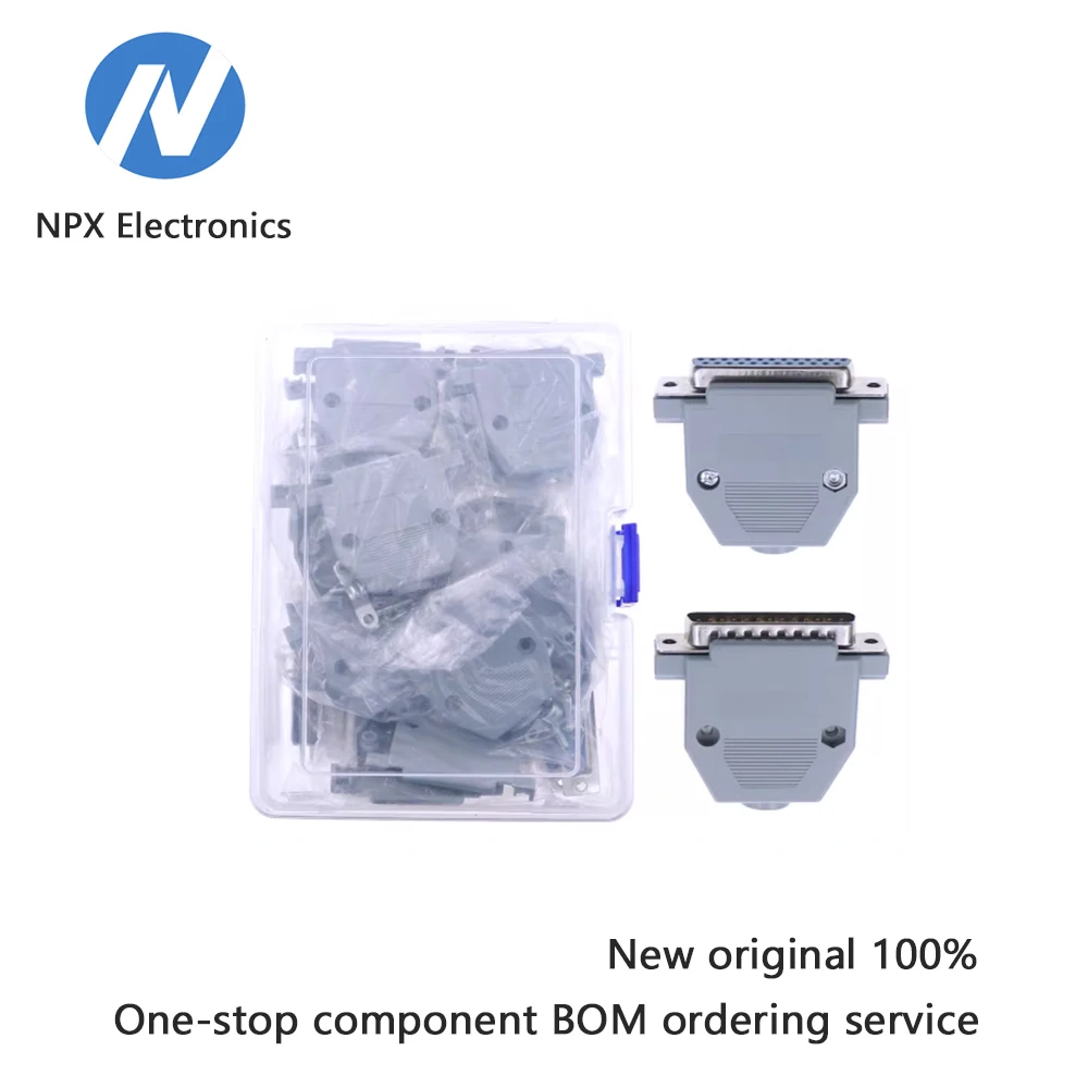 

10 sets (5 pairs) of DB25 adapter serial port connector male-female mating welding wire plug and socket housing kits