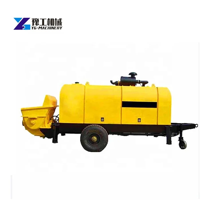 China Manufacture Concrete Pump Trailer Foam Concrete Pump Machine with Price