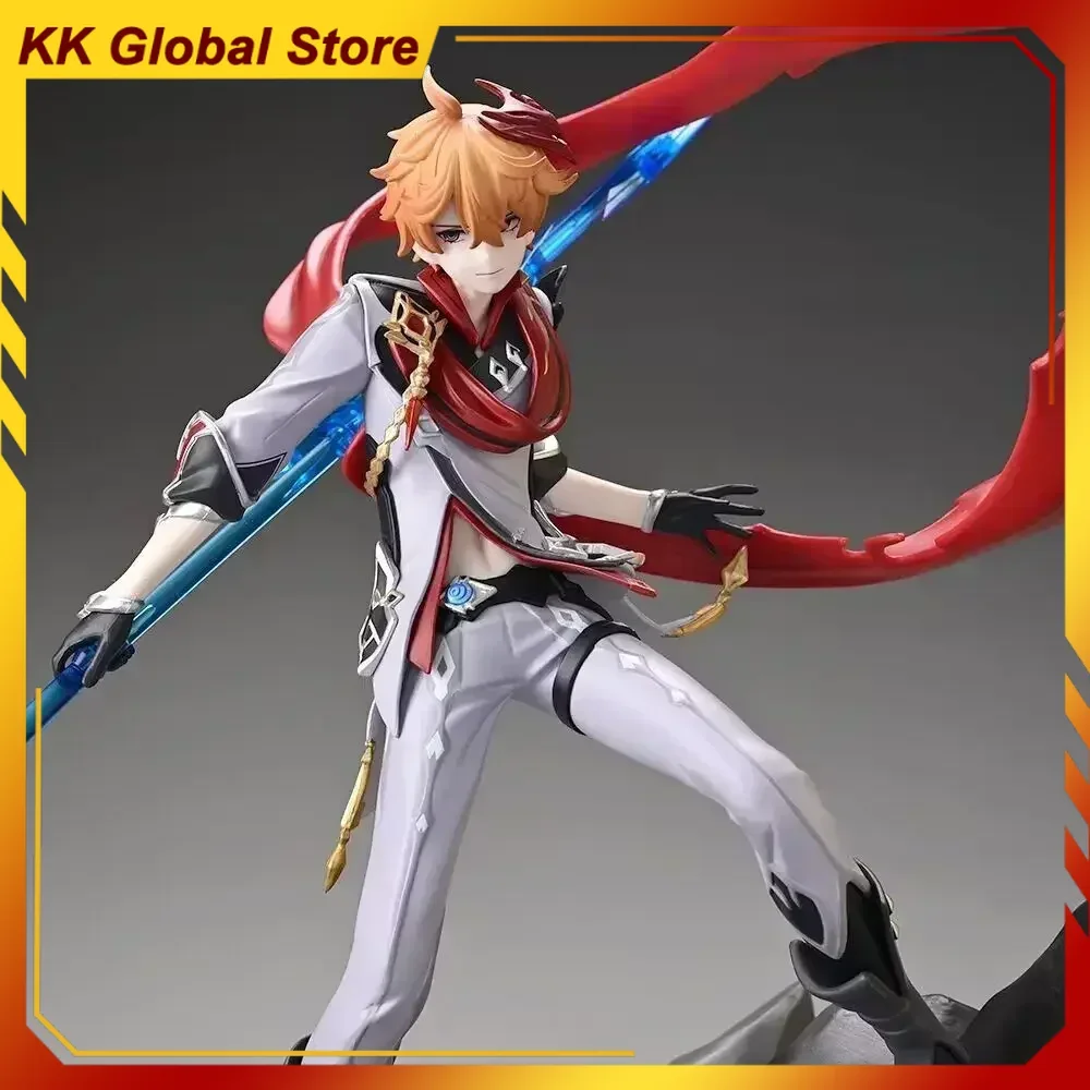 

Genshin Impact Game Anime Figures Tartaglia Fighting Stance Kawaii Model Peripherals Action Figure Doll Christmas Gift Toy Kid