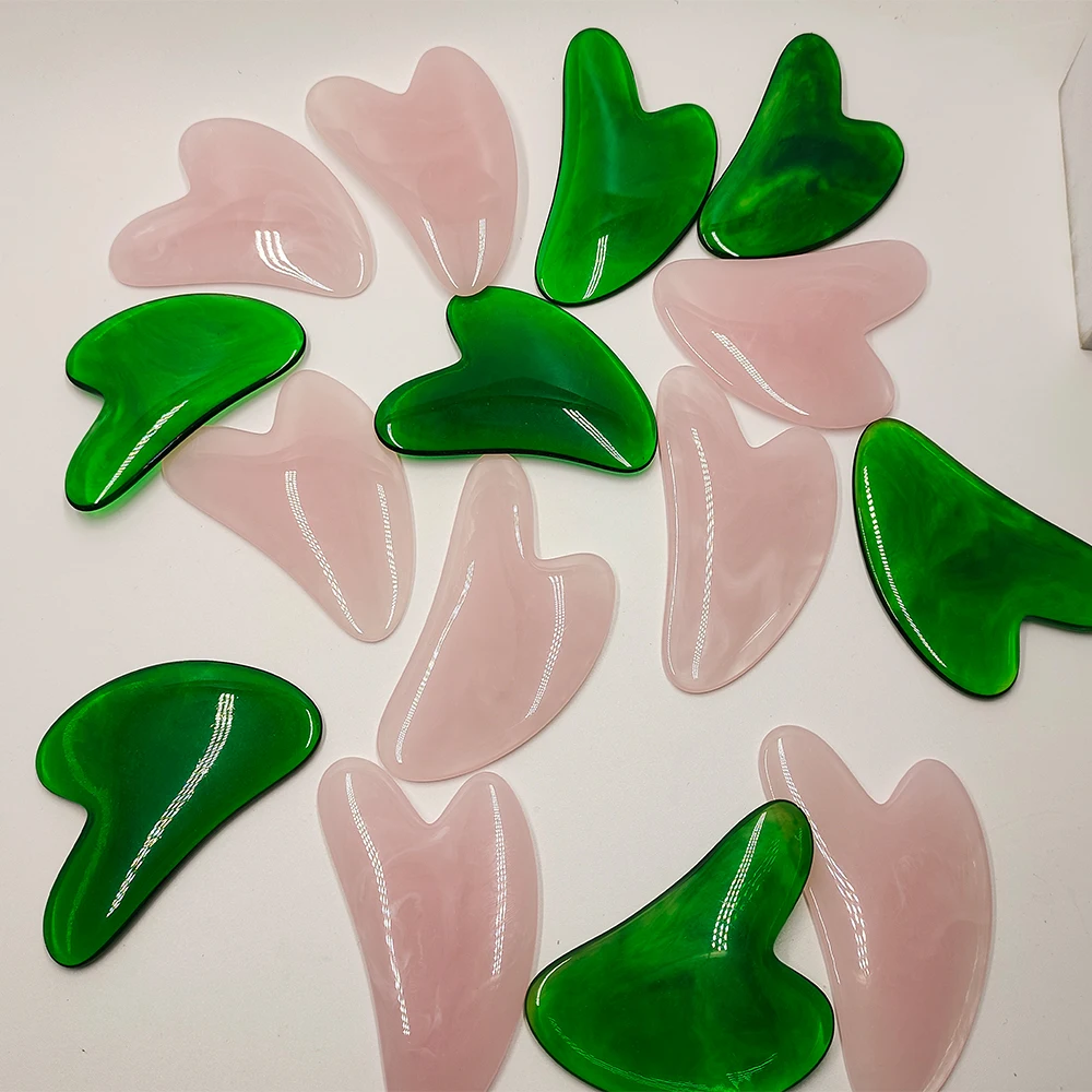 1 Stück Gua Sha Massage-Brett Gesichtspflege Guasha-Werkzeuge Gesichtsmassagegerät Schaber für Gesicht, Nacken, Rücken, Körper SPA Massage-Tool – Detail 11