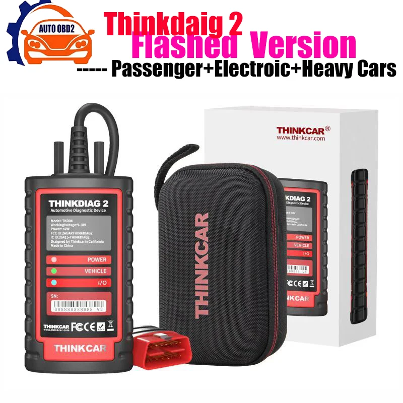 THINKCAR THINKDIAG 2 With 1 Year Online DZ XPRO5 XDIAG Prodiag Software Supports Online ECU Programming And Topology