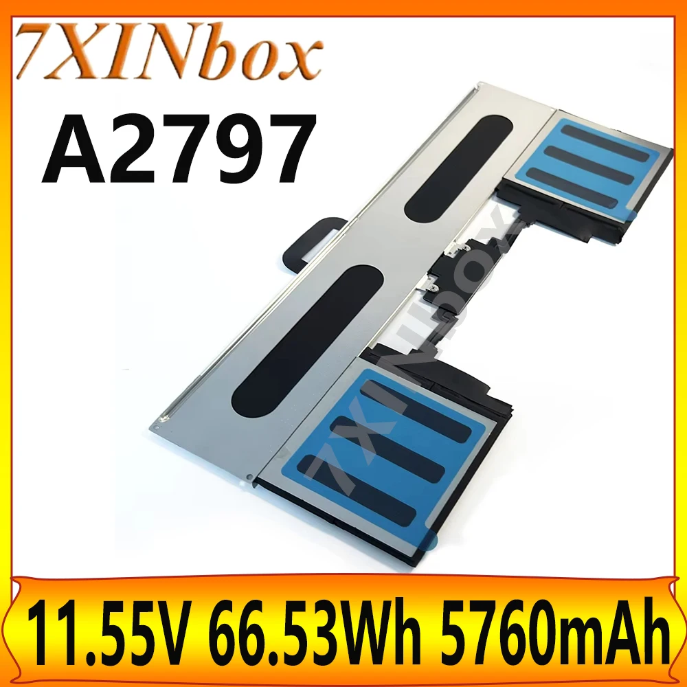 

Аккумулятор для ноутбука 7XINbox A2797 11.55V 66.53Wh 5760mAh для Apple MacBook Air M2 15” 2023 A2941 M3 15” 2024 A3114 серии MQKP3LL/A