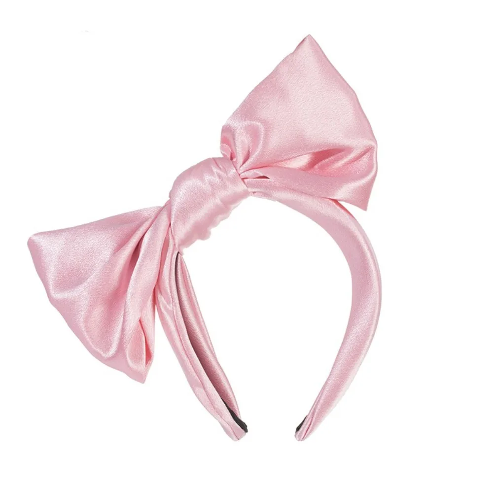 

Big Sweet Bowknot Headband Satin Lovely Lolita Hair Band Temperament Hair Accessories Cosplay Hair Hoop Girls