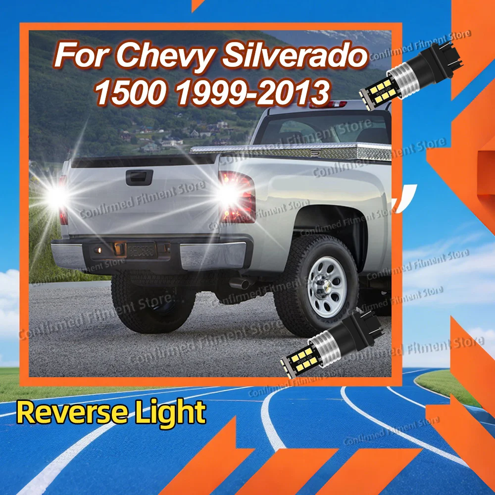 

2x LED Reverse Light Backup Bulb Accessories For Chevy Silverado 1500 2002-2013 2005 2006 2007 2008 2009 2010 2011 2012