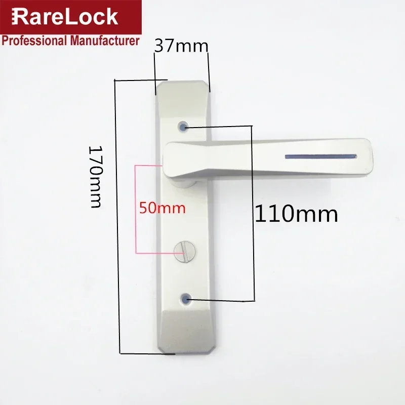 Keyless Handle Door Lock for Bedroom Bathroom Women Cloakroom Dress Fitting Room Toilet Public Convenience Rarelock MS526 I