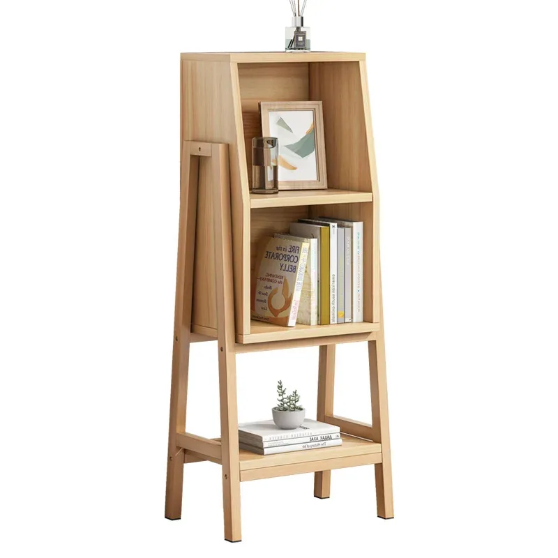 Nordic Simple Bookshelf Book Corner Wooden Picture Book Storage Rack Standing Small Creative Estanteria Home Furniture WKBS
