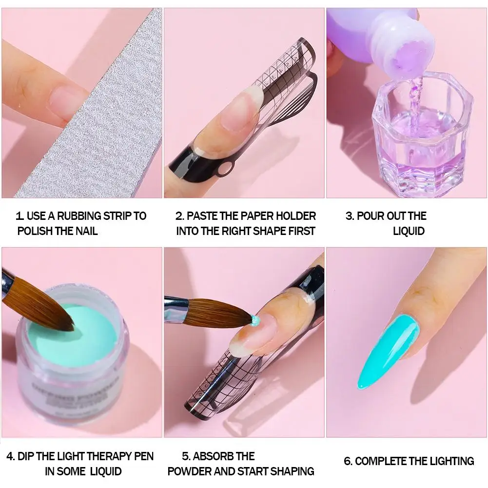 40 ml Nagel Kristall Acryl Flüssigkeit Nagellack UV Gel Nagel Lösung Gel Verlängerung Nagel Slip Werkzeug Entferner Kunst d8L8