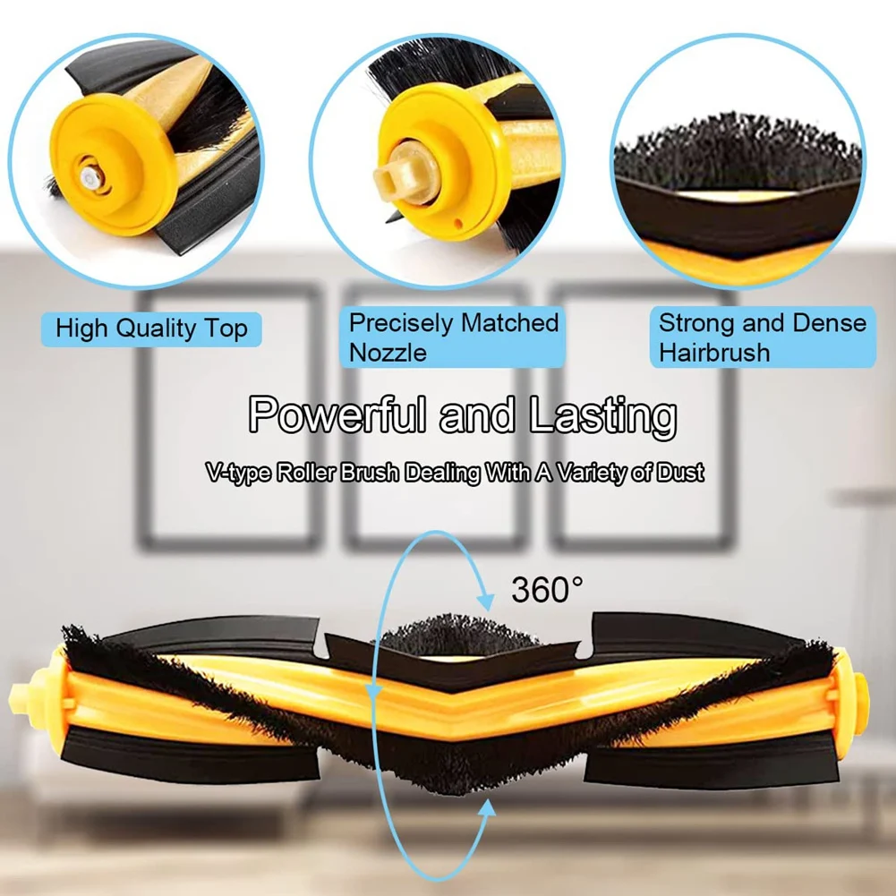 Ecovacs deebot ozmo 920 950 t5 n8 t8 t9 yedi2シリーズ用の交換用ハイブリッドロボット掃除機部品