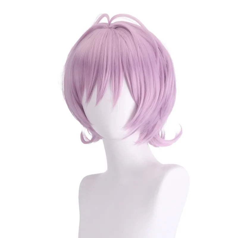 Peluca sintética larga púrpura para mujer, disfraz de Anime, fiesta, resistente al calor, línea de pelo Natural, uso diario