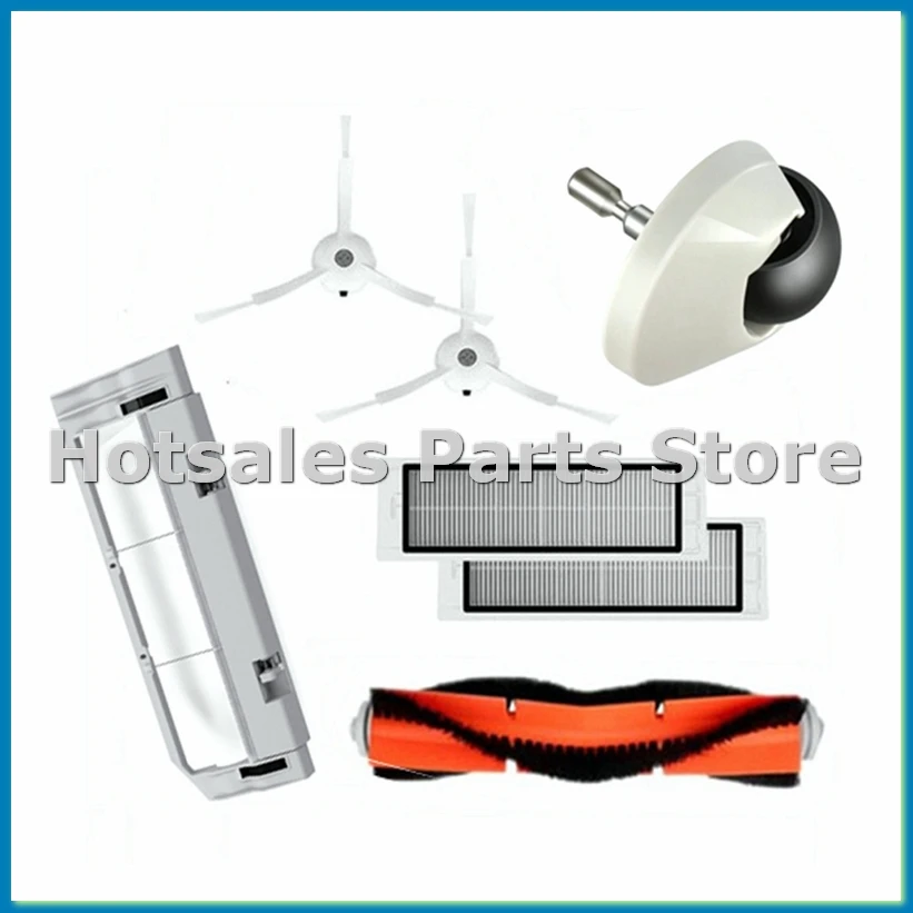For Mi Robot Vacuum Cleaner 1St Gen / 2 / 1S, SDJQR01RR SDJQR02RR SDJQR03RR Main Side Brush Filter Wheel-A49I