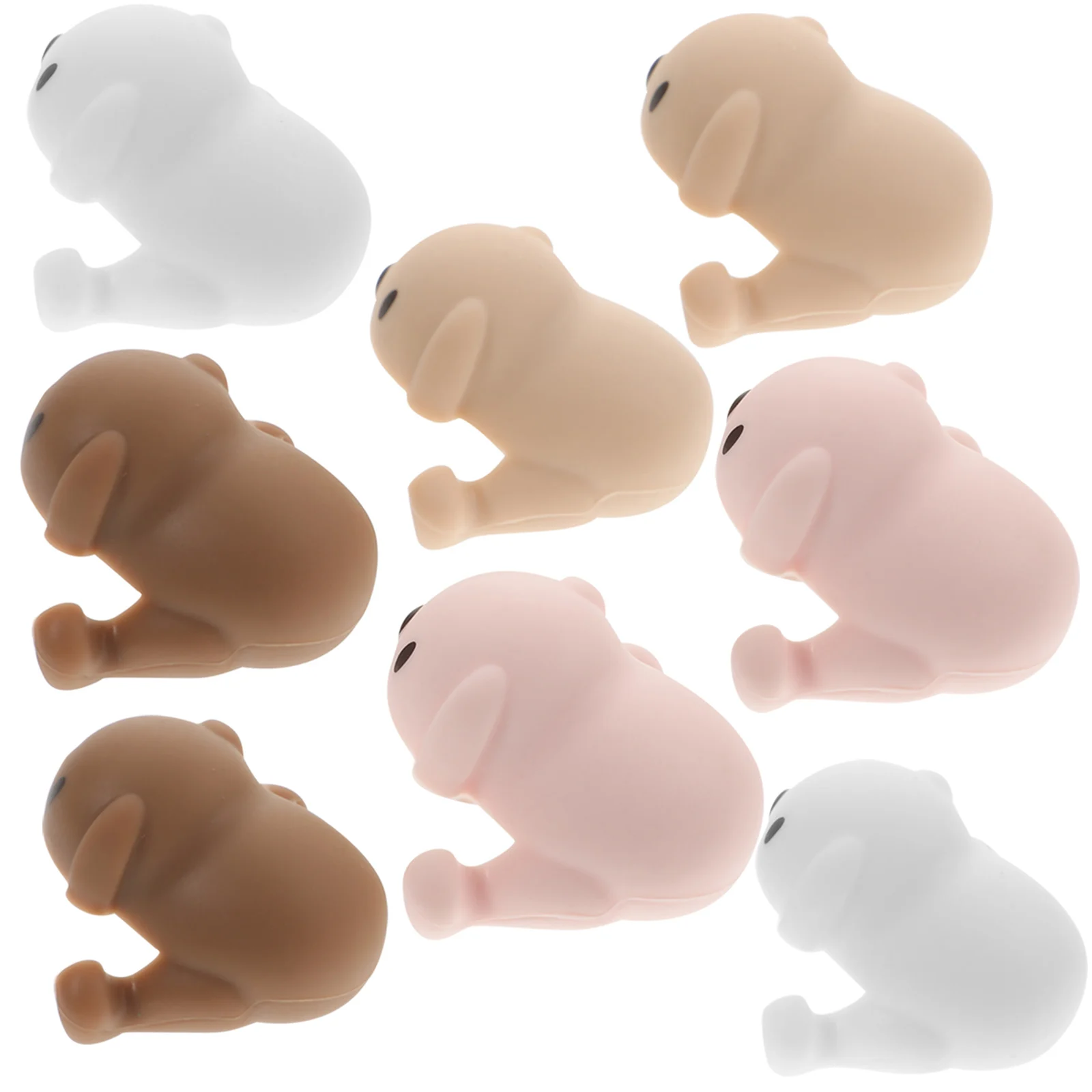 

8 Pcs Silicone Corner Protectors Furniture Guards Anti Collision Edge Protector Cartoon Puppy Design Safe Durable Desk Chair