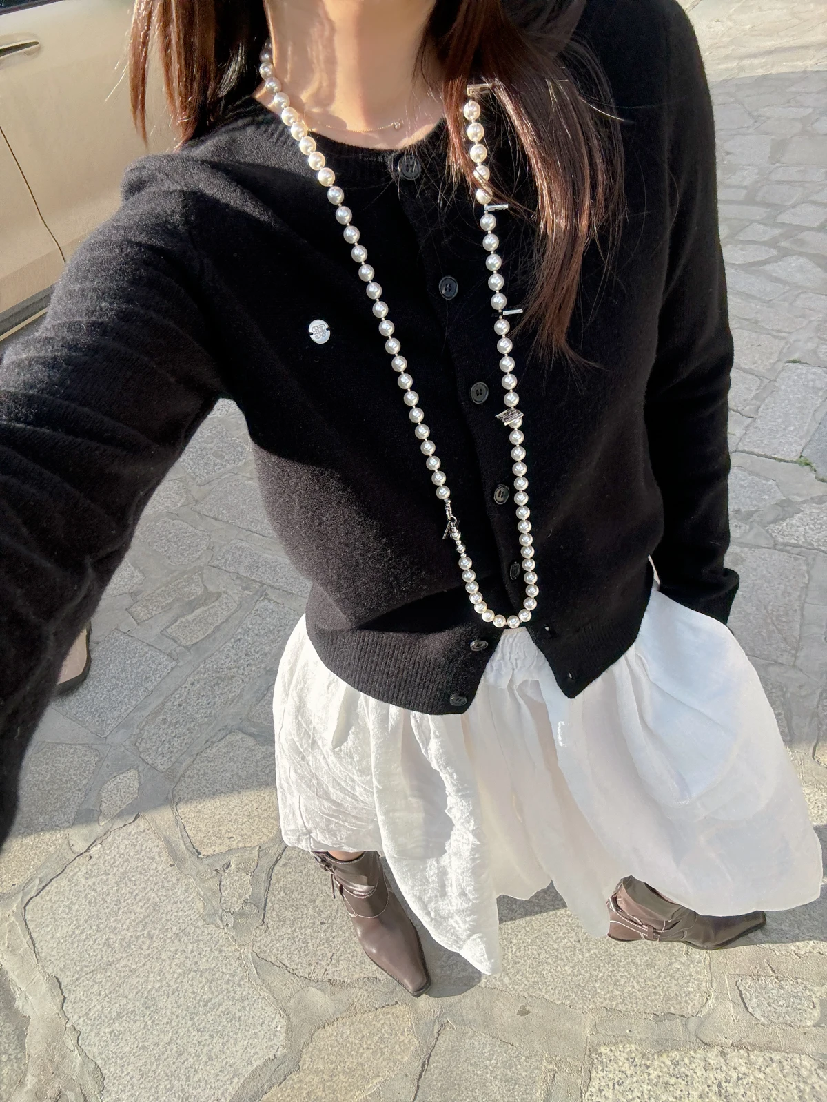 

Bla Camere Knitted Open Cardigan Classic Sli Casual Sle Long Sve Women's Faionable Knitted Sweater for Autumn