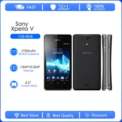 Sony Xperia V LT25 LT25i Refurbished Original Unlocked Phone  RAM 1G ROM 8GB 13MP Camera 4G WIFI AX on NTT DoCoMo Smartphone