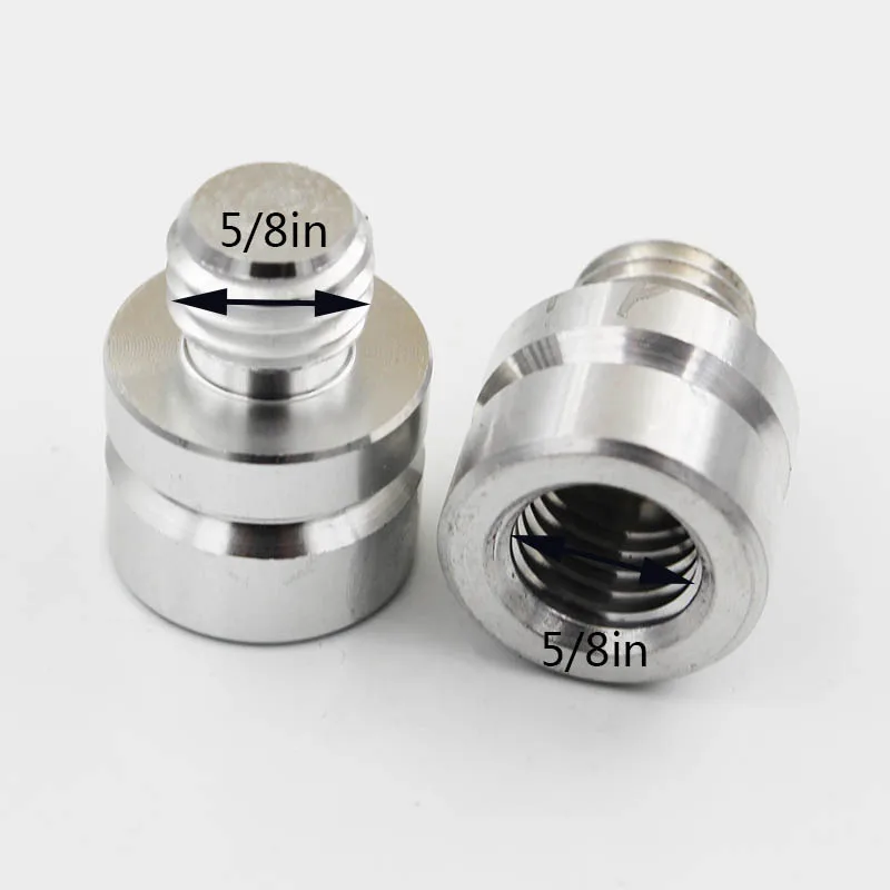 QASE 5/8 1/4 3/8 1/8 Inch M8 M10 Adapter Connecting Screw for Prism GPS Centering Pole Rod Sealing Cap Mapping Spoon Net 1Piece