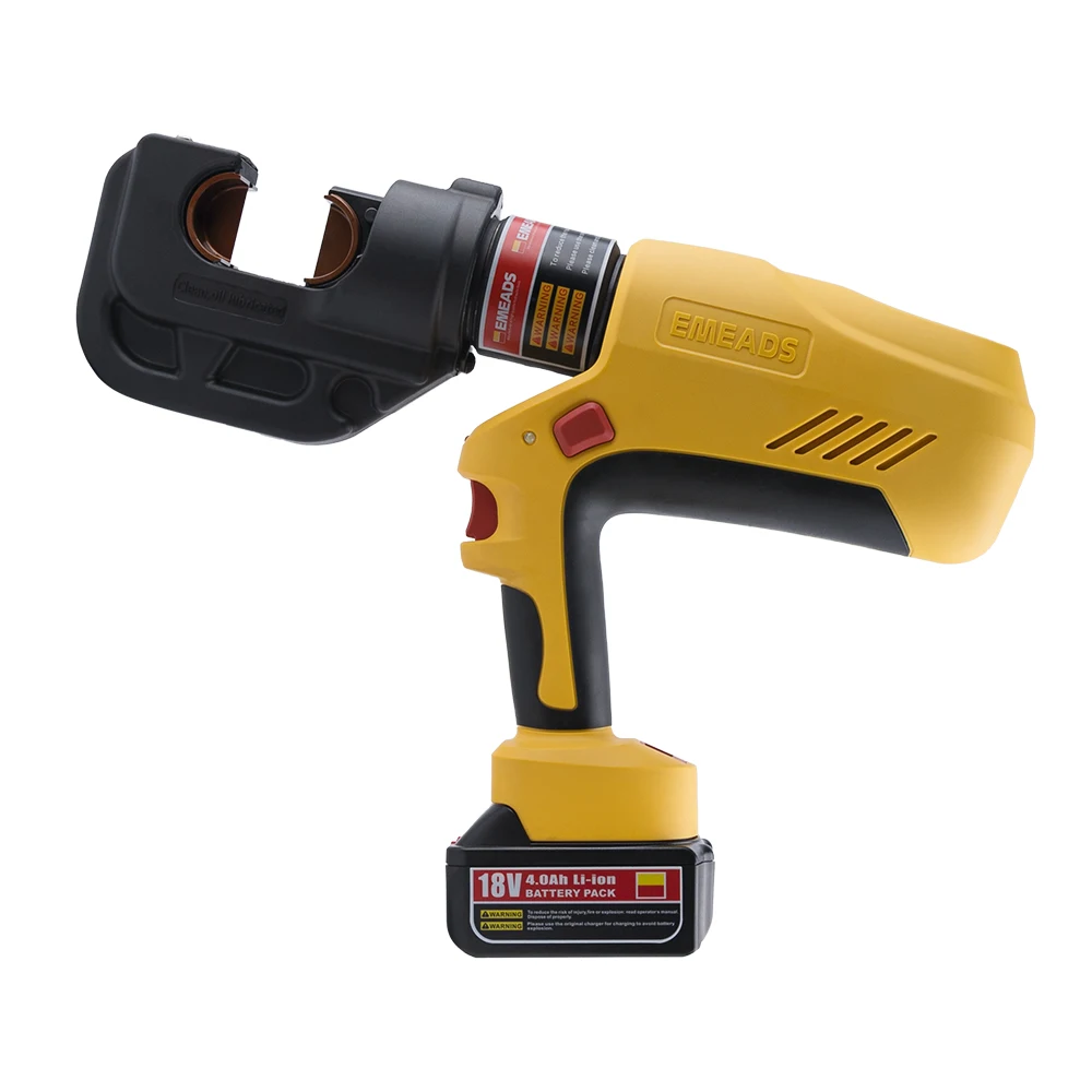 

EMEADS EBS-400 Battery Cu4-400mm2 Hydraulic Cable Crimper Connector Copper Cordless Electric Crimping Tool