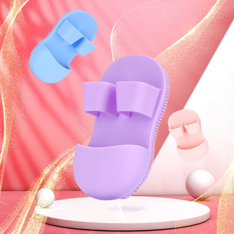 Mini Ferramenta de Beleza, Escova de Limpeza Facial de Silicone, Exfoliador Suave para Cuidados com a Pele
