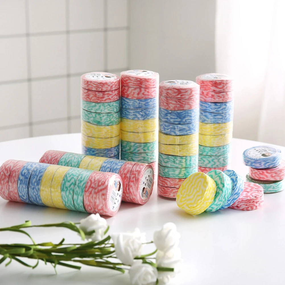 

20pcs Disposable Compressed Towel Non Woven Fabrics Travel Portable Face Towel Mixed Color Xl 30X60Cm Sensitive