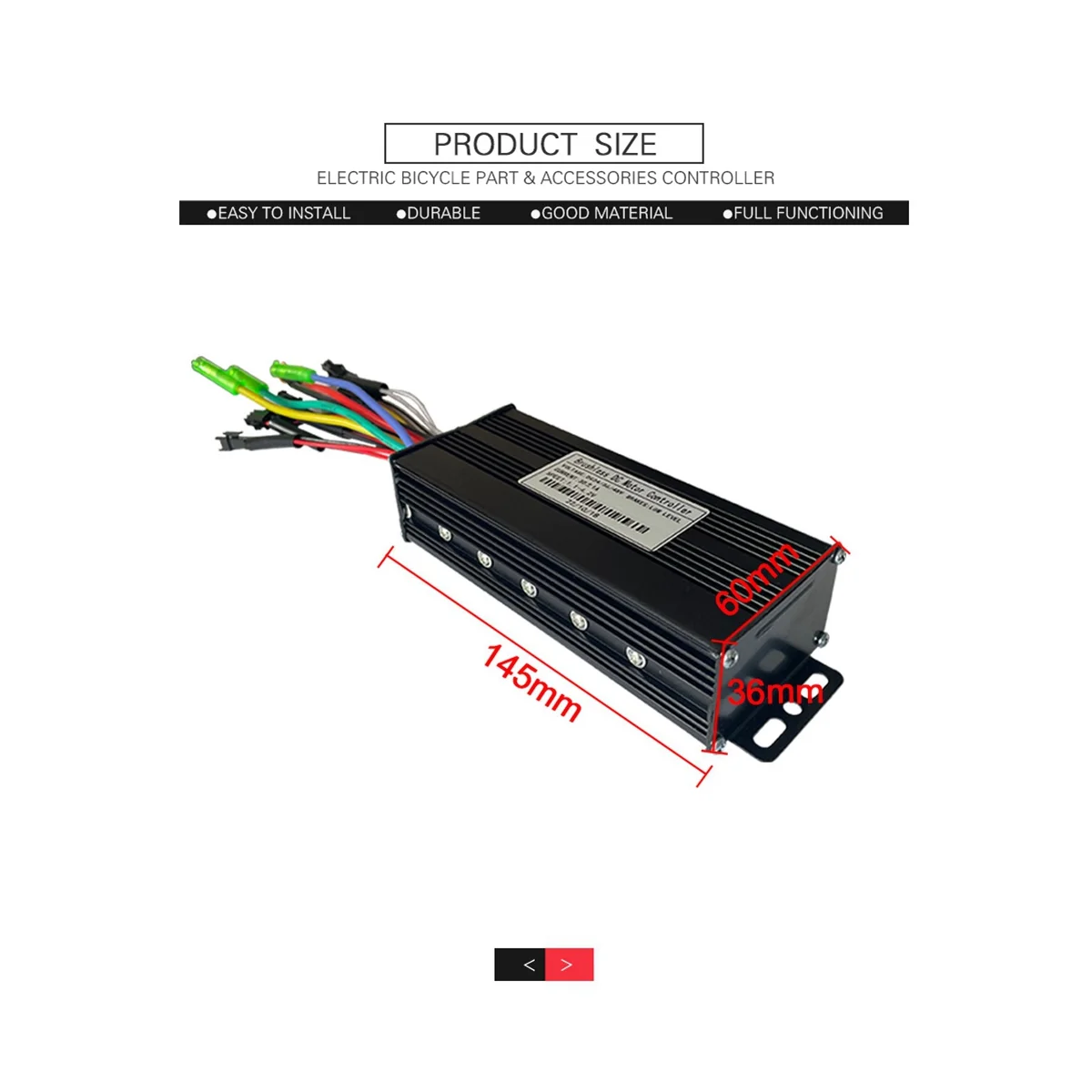 36V 48V 750W 1000W Three-Mode 12 Tubes Brushless 30A Controller Throttle Brake Kit with LED SW900 Display E-Bike Parts