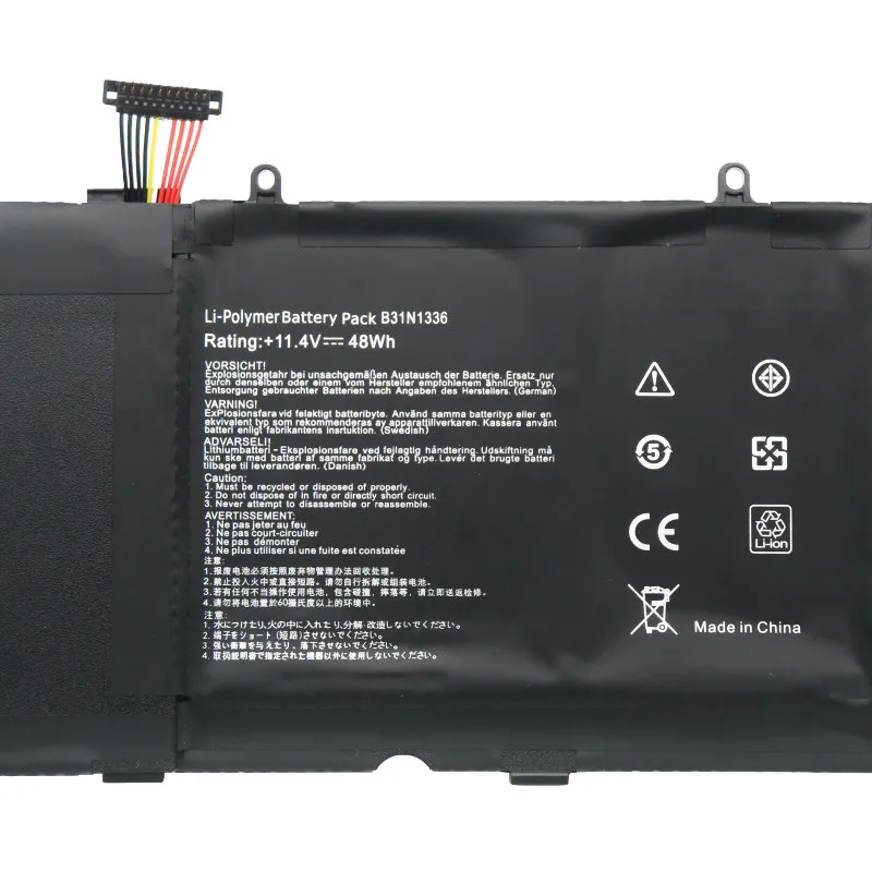 New B31N1336 C31-S551 Laptop Battery for S551 S551LB S551LA R553L R553LN R553LF K551LN V551 V551LA