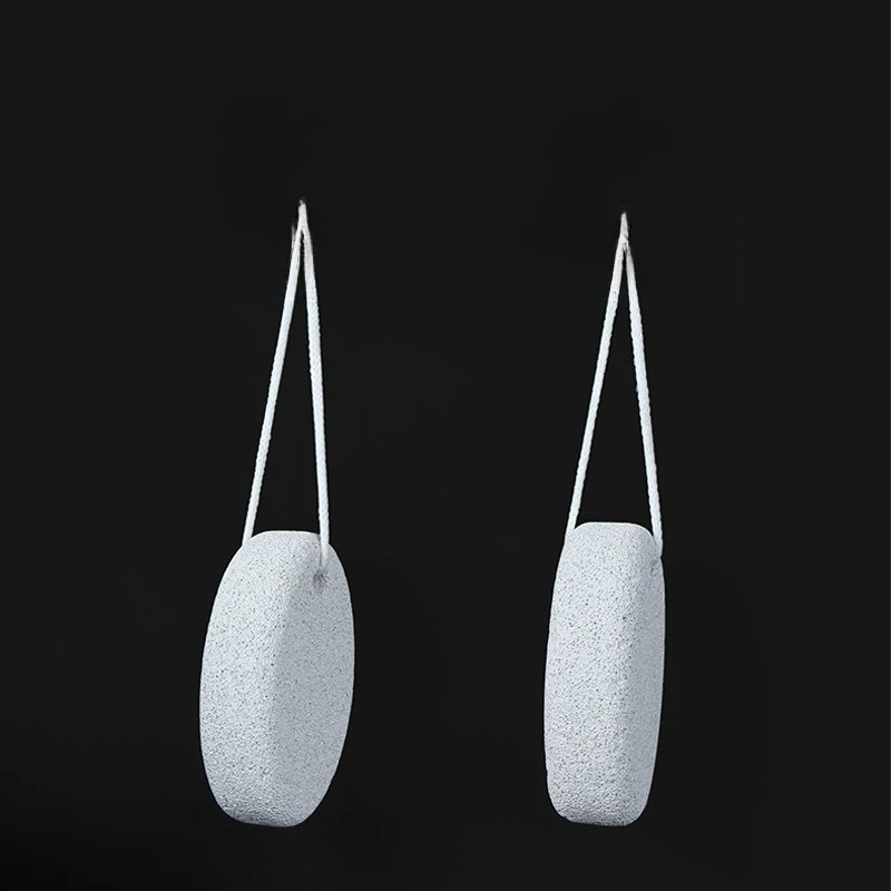 Pierre ponce naturelle pour les pieds, dissolvant de callosités de peau dure, outil de pédicure pour peaux mortes, soins pour la peau lisse, lime à talon ovale, 1 pièce