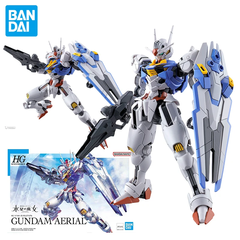 

Bandai HG 1/144 Gundam Aerial Action Figures The Witch From Mercury Mobile Suit Gundam Model Kit Toy for Boys Original Box
