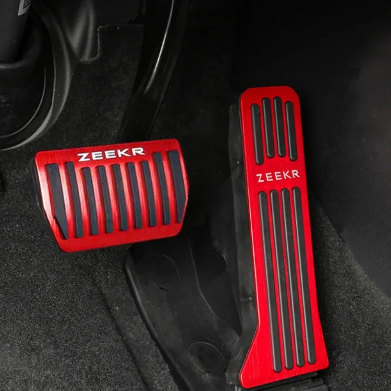 Gas Brake Pedal for ZEEKR 001/007/009/X Aluminum AlloyBrake Gas Accelerator Non-Slip Foot Pedal Auto car Accessories
