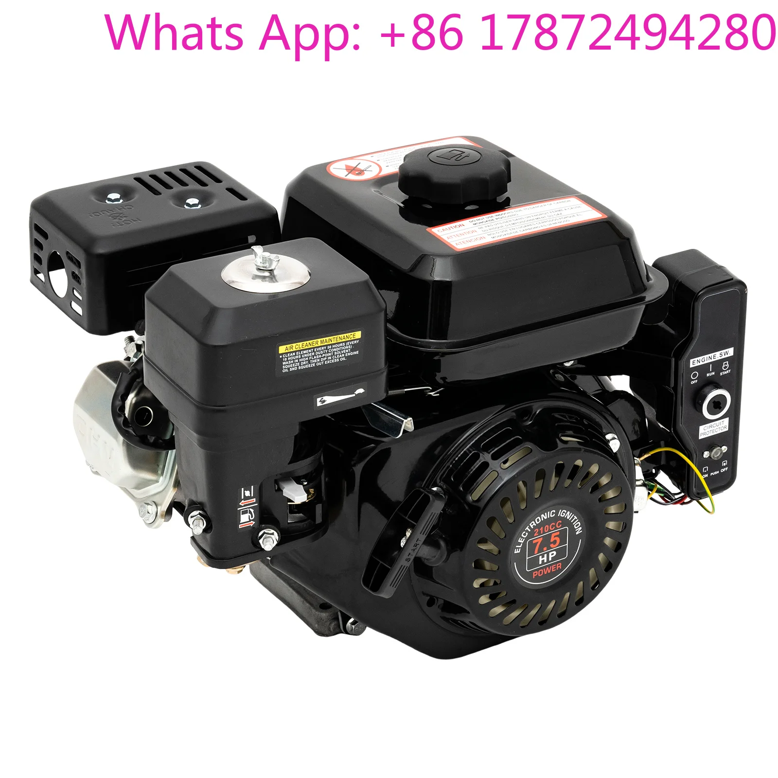 Sale Price Fuel Engine 7.5HP 3600RPM 212CC Low Fuel Consumption Efficient Cooling System Single Cylinder 4-stroke Fuel Motor