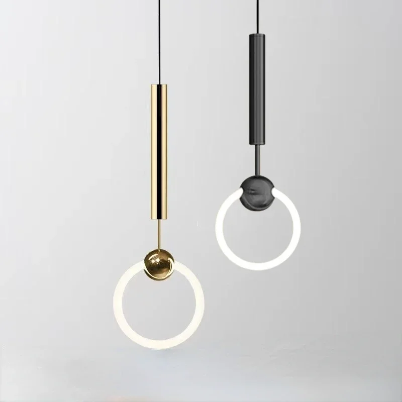 

Pendant Light Nordic Chandelier Ceiling Bedside Hanging Lamp for Bedroom Bathroom Restaurant - Energy Efficient Lighting