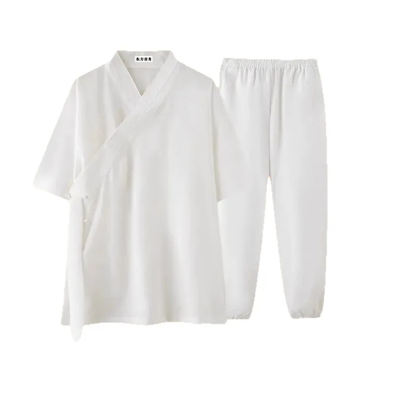 Traditional Chinese Clothing Sets Wudang Daoist Clothing Men's Women's Tai Chi Casual Shirt Martial Arts