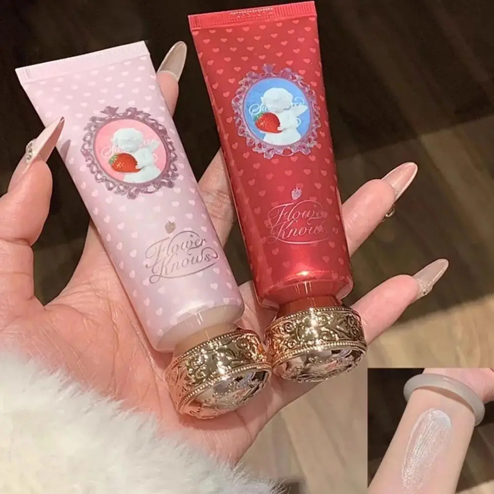 50 مل كريم اليد المعطر على شكل كيوبيد بالفراولة - مرطب ومغذي وتبييض لطيف للاستخدام اليومي للنساء لوشن العناية بالبشرة حليب الفواكه